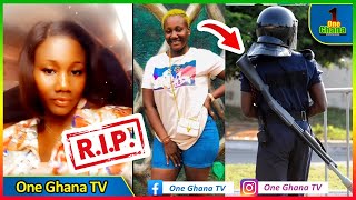 Just In: MaaAdwoa of Ksi Adum was alledgely k!lled by a Police Officer supposed to be her boyfriend