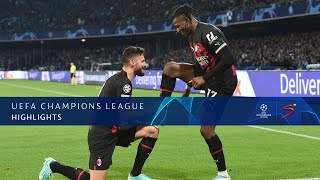 Napoli v AC Milan | Match Highlights | UEFA Champions League Quarterfinal 2nd Leg
