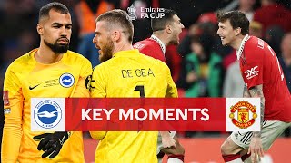 Brighton v Manchester United | Key Moments | Semi-Final | Emirates FA Cup 2022-23