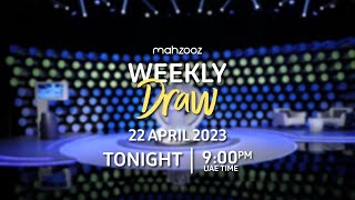 Mahzooz Saturday Live Draw - 22 April  2023