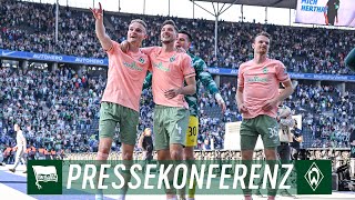 Hertha BSC - SV Werder Bremen 2:4 | Pressekonferenz | SV Werder Bremen