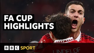 Highlights: Man Utd win shootout to reach FA Cup final | BBC Sport