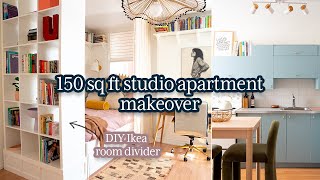 *EXTREME* 150 Sq Ft Studio Apartment Makeover (Re-doing the first studio I ever made over!)