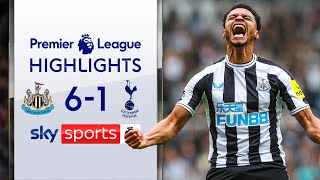 Newcastle TEAR Tottenham apart 🫣🔥 | Newcastle 6-1 Tottenham | Premier League Highlights