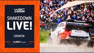 🔴 Shakedown LIVE | WRC Croatia Rally 2023