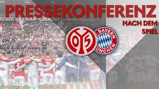 Die PK nach dem Sieg gegen den FC Bayern München | #05ertv | #FCBM05 | Saison 2022/23