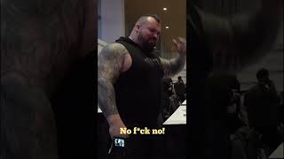 Eddie Hall ended up being the coolest