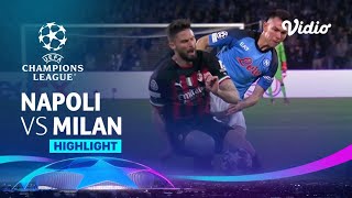Napoli vs AC Milan 1-1 | Highlight UEFA Liga Champions 2022/23 | Moji
