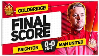 LINDELOF PENALTY KING! Brighton 0-0 Manchester United! GOLDBRIDGE Match Reaction