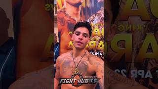 RYAN GARCIA FIRST WORDS AFTER GETTING STOPPED BY GERVONTA DAVIS!
