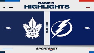 NHL Game 3 Highlights | Maple Leafs vs. Lightning - April 22, 2023