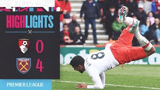 Bournemouth 0-4 West Ham | Fornals Scorpion Kick Secures Hammers Victory | Premier League Highlights