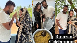 Hussain Manimegalai வீட்டு Ramzan பிரியாணி  & Celebration 🕌 Eid Mubarak | Village Series